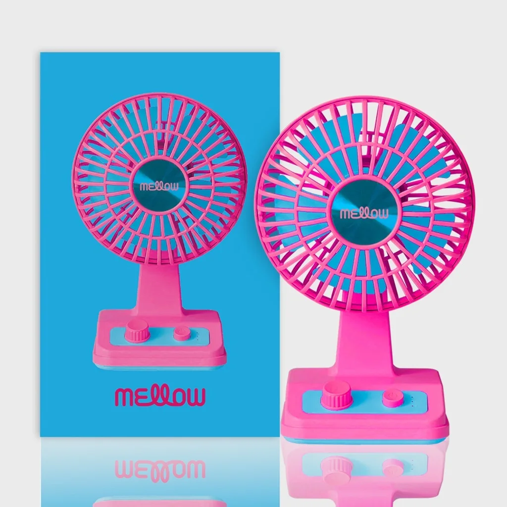 Mellow Retro พัดลมไร้สายตั้งโต๊ะ