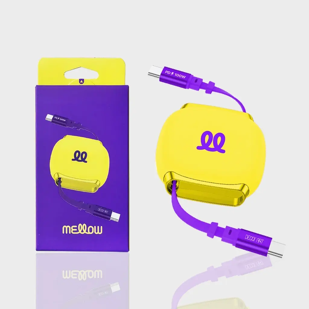 Mellow Snapback สายชาร์จแบบดึงยืด-หด